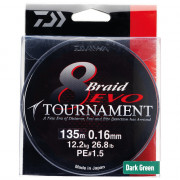 Braid Daiwa Tournament 8 Evo 300mt Drak Green 0,18mm