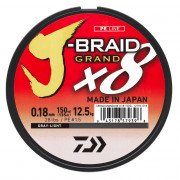 Daiwa J-Braid Grand X8 Gris 275mt 0,10mm